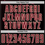 Lightning Black Soccer Uniform Jersey Sublimation Custom Sports Crimson-Cream