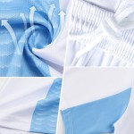 Soccer Red Light Sports Blue-White Uniform Custom Jersey Sublimation Lightning