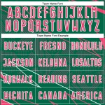 Soccer Pink-White Custom Sports Jersey Neon Green Kelly Uniform Sublimation Lines